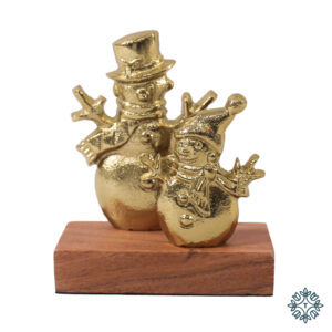 Festive Snowman Gold