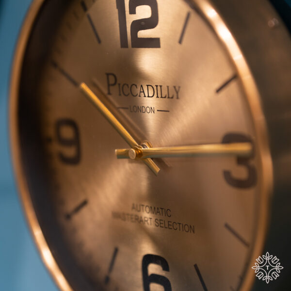 Picadilly Wall Clock Antique Brass 34cm - Image 2